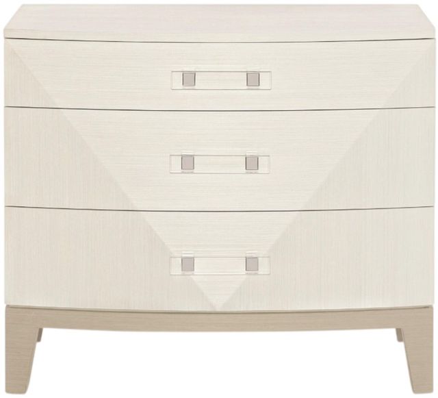 Bernhardt Axiom Linear White 34" Nightstand-0