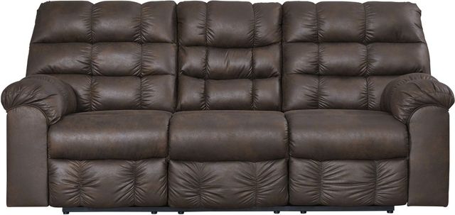 Signature Design by Ashley® Derwin Nut Reclining Sofa-1