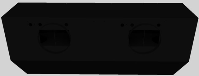 Vent-A-Hood® 48" Black Wall Mounted Liner Insert-1