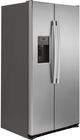GE® 36". 21.9 Cu. Ft. Stainless Steel Counter Depth Side By Side Refrigerator-4