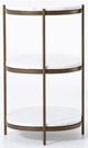 Magnolia Home by Joanna Gaines Lily Antique Brass/White Nightstand-1