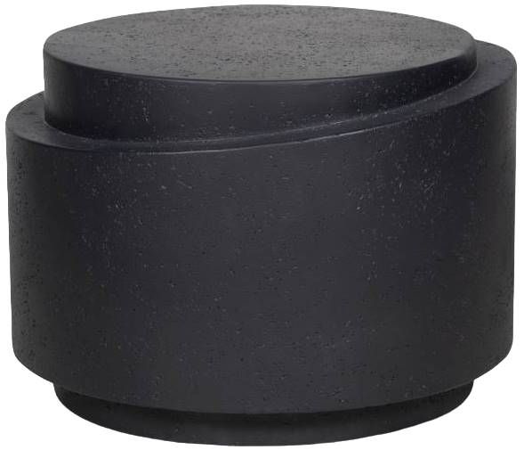 Moe's Home Collection Cosmo Black Concrete Outdoor Accent Table-3