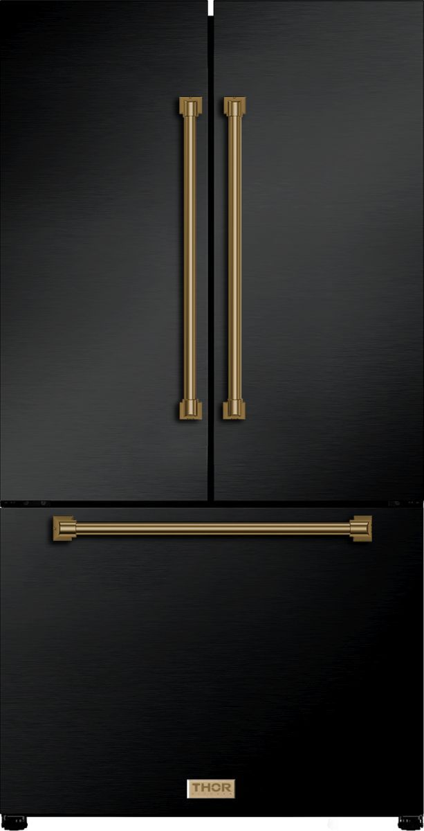 Thor Kitchen® Gordon Ramsay Series 36 in. 20.3 Cu. Ft. Matte Black Counter Depth French Door Refrigerator-0