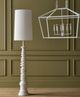 Currey & Company Denison Gesso White Chandelier-5