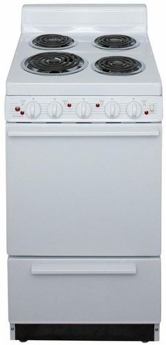 Premier 20" White Freestanding Electric Range