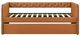 Homelegance® Wilcox Brown Youth Twin Daybed with Trundle-4