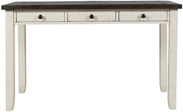 Jofran Inc. Madison County Brown/Vintage White Power Desk-2