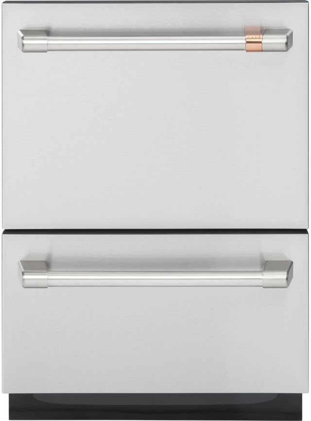 Clearance Café™ 24" Stainless Steel Built-In Double Drawer Dishwasher -0