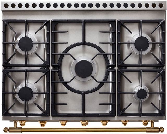 La Cornue CornuFé 90 Albertine 36" Graphite Pro Style Dual Fuel Range-2