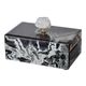 A & B Home Black 9" Marbled Jewelry Case-0