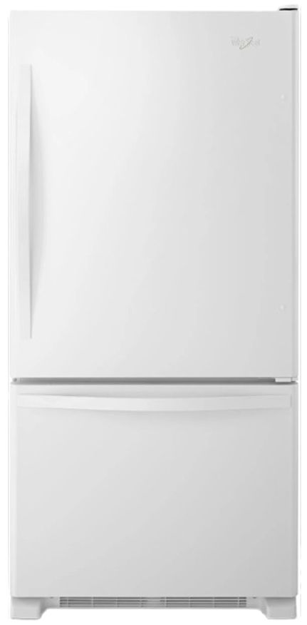 Whirlpool® Gold® 33 in. 22.0 Cu. Ft. White Bottom Freezer Refrigerator-0