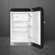 Smeg 50's Style 22" 4.5 Cu. Ft. Black Compact Refrigerator-2