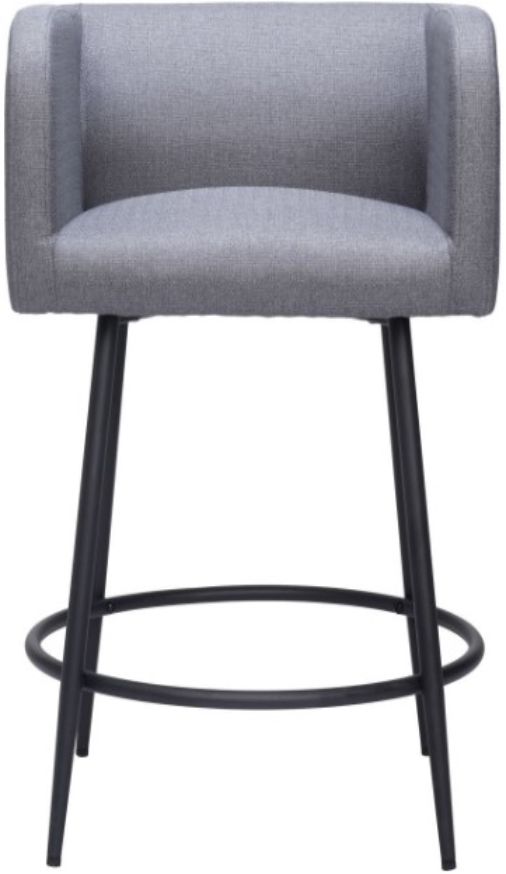 Zuo® Modern Horbat Gray Counter Stool-2