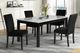 New Classic® Home Furnishings Celeste 5-Piece Black Dining Set-1