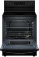 Whirlpool® 30" Black Freestanding Electric Range with No Preheat Mode and Steam Clean-1