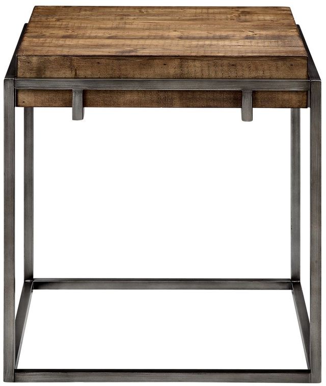 Olliix by Madison Park Reclaimed Natural Dillinger End Table-0
