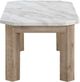 Global Furniture USA T06CT White Coffee Table with Natural Base-2