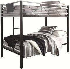 Signature Design by Ashley® Dinsmore Black/Gray Twin/Twin Bunk Bed with Ladder