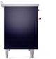 Ilve® Nostalgie II Series 48" Midnight Blue Pro Style Induction Range-4