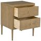 Fairfield® Maxwell Sunlit Oak Petite 2-Drawer Nightstand-4