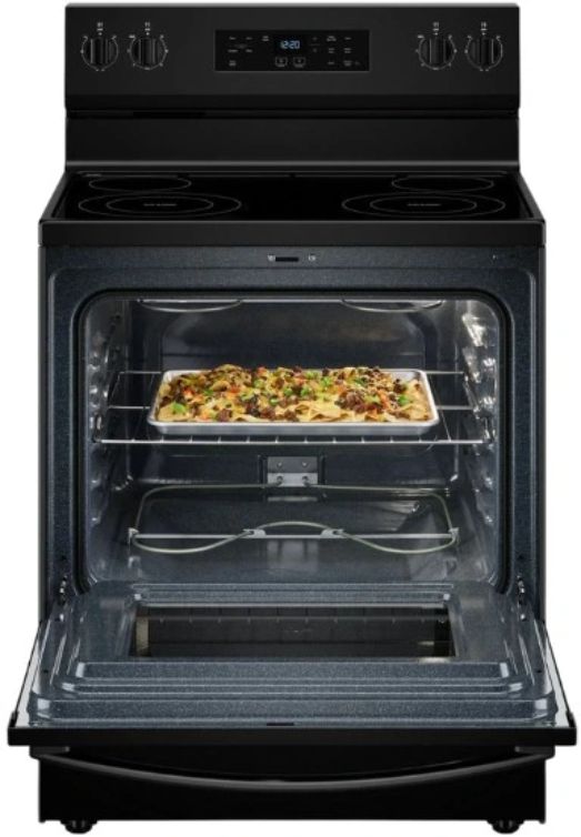 Whirlpool® 30" Black Freestanding Electric Range with Self Clean-2