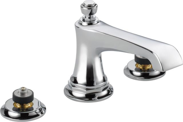 Brizo Rook® Polished Chrome 4" Widespread Lavatory Faucet-0