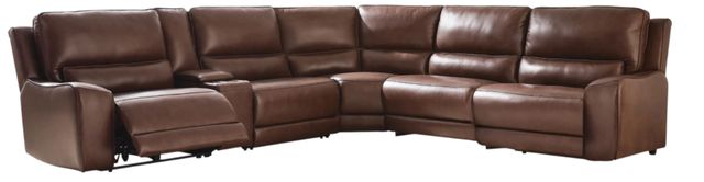 Signature Design by Ashley® Silverbrooke 6-Piece Canyon Power Reclining Sectional-0
