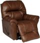 Best Home Furnishings® Bodie Camel Leather Rocker Recliner-1