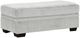 Behold™ Home Pippa Light Gray Storage Ottoman-0