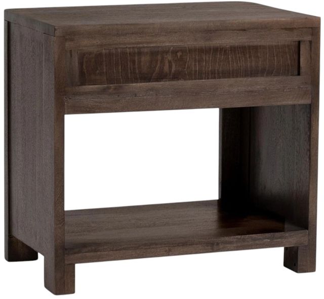 Classic Home Baylee Cocoa Brown 1-Drawer Nightstand-4