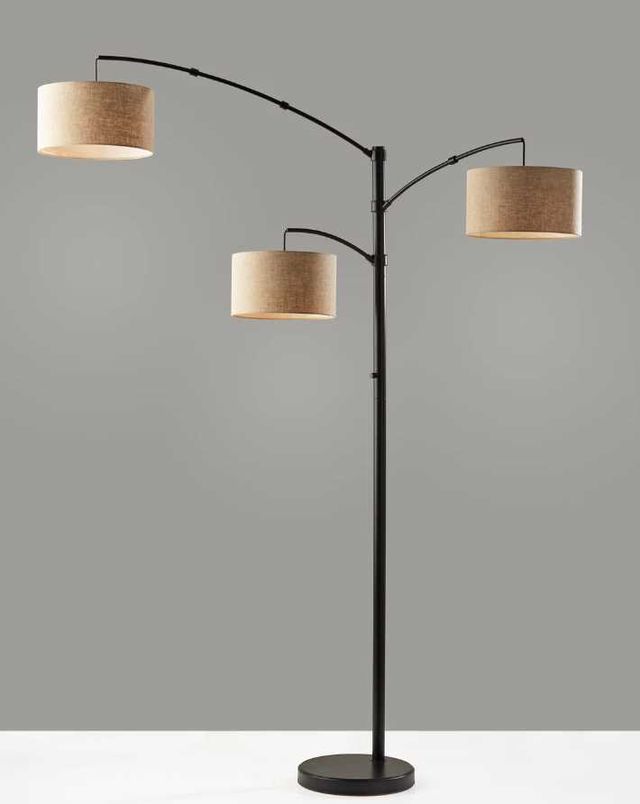 Adesso® Cabo Dark Bronze Arc Floor Lamp-3