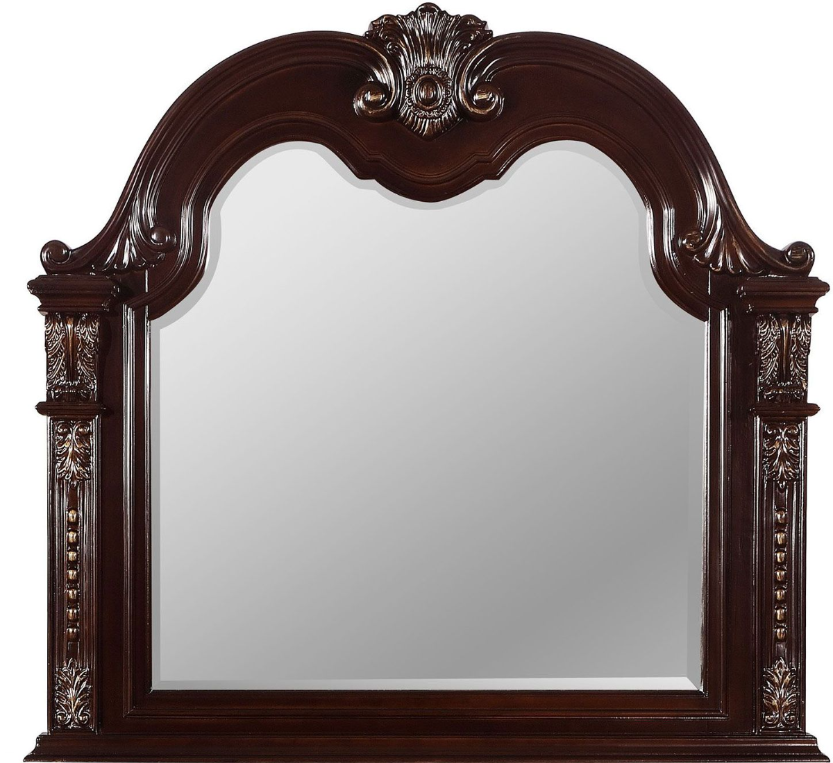 Crown Mark Stanley Brown Mirror | Mary's Wholesale Furniture