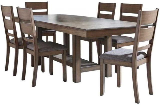 Liberty Furniture Brook Bay 7-Piece Sandstone Optional Trestle Dining Set-0