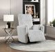 Homelegance® Payton Gray Manual Swivel Glider Recliner-1
