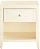 Bassett® Furniture Newbury Parchment Gesso Bedside Table-3