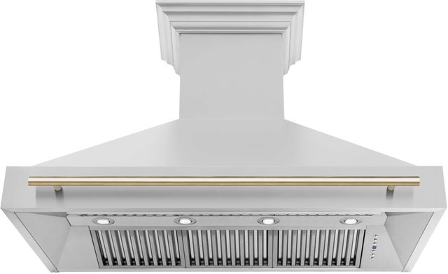 ZLINE Autograph Edition 48" Stainless Steel Wall Mounted Range Hood-3