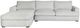 Armen Living Reid Speckled Stone Left-Arm Facing Sofa Chaise-0