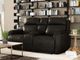 Obsidian Leather Power Loveseat-1