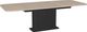 Amisco Customizable Lucarelli 96" Rectangular Extendable Table with 1" White Oak Veneer, Radius Corners and 1 Leaf-1