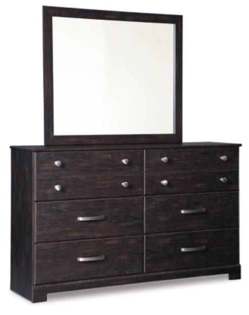 Signature Design by Ashley® Reylow 3-Piece Dark Brown Queen Poster Bed Set-2