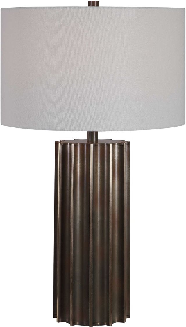 Uttermost® Khalio Aged Gunmetal Table Lamp-3