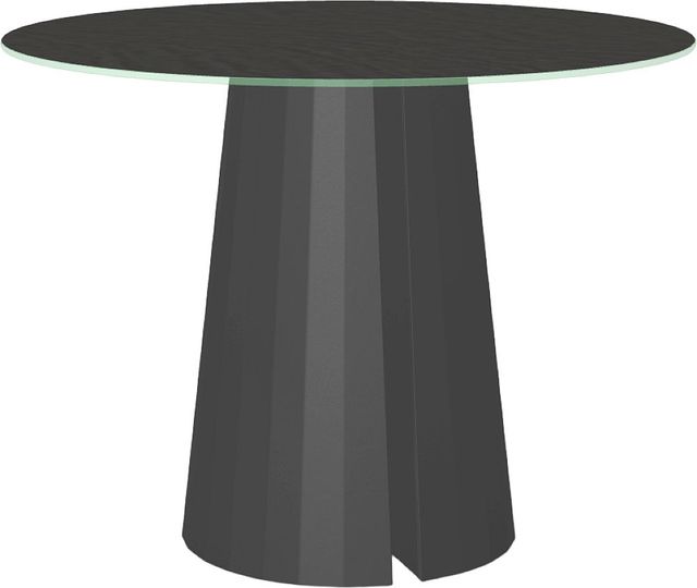 Amisco Customizable Gemma 48" Round Counter Height Pub Table with 0.5" Starstone on Glass Top-0