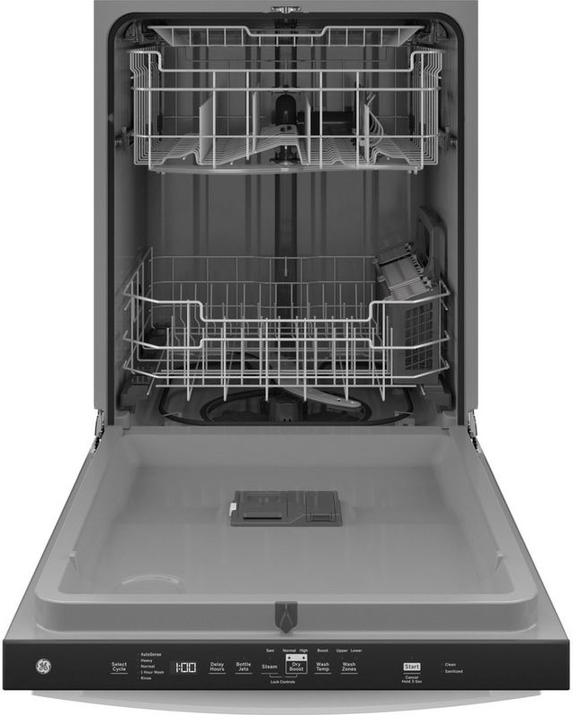 GE® 24" White Built In Dishwasher-1