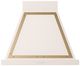 Ilve® Nostalgie II Noblesse 30" Antique White Wall Mounted Range Hood with Noblesse Frame-0
