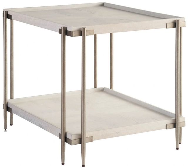 Universal Explore Home™ Avaline White Oak Selkie End Table-0