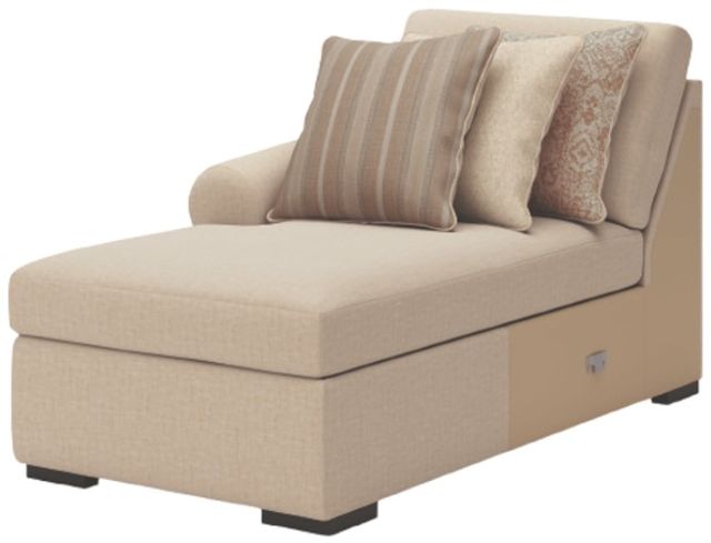 Benchcraft® LadyMae 3-Piece Twill Sectional with Chaise-2