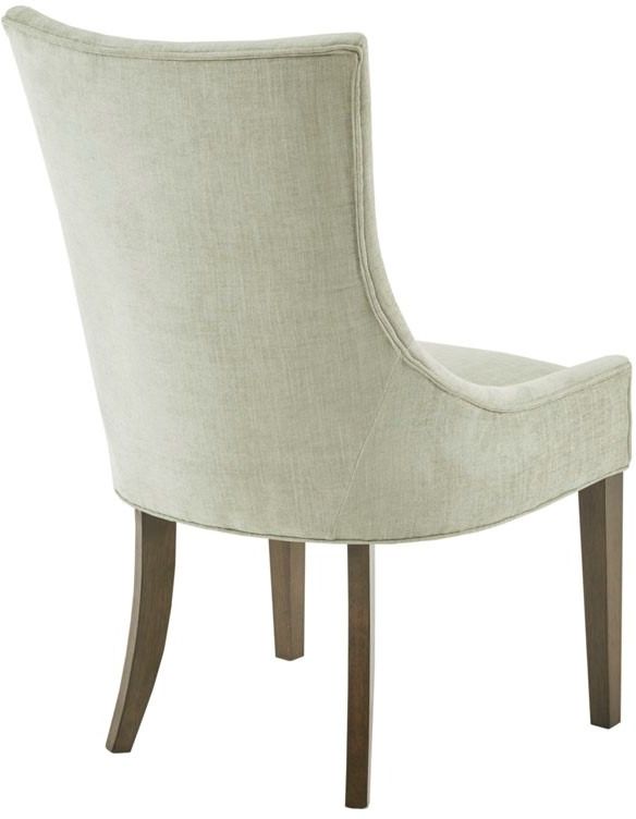 Olliix by Madison Park Signature Ultra Set of 2 Light Green Multi Dining Side Chair-2
