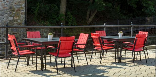Seaside Casual  HIP Square Dining Table-1