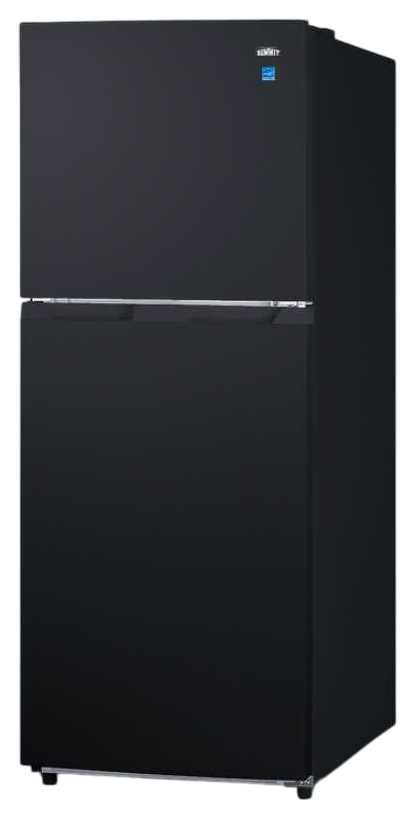 Summit® 10.1 Cu. Ft. Black Counter Depth Top Freezer Refrigerator-1