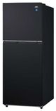 Summit® 10.1 Cu. Ft. Black Counter Depth Top Freezer Refrigerator-1